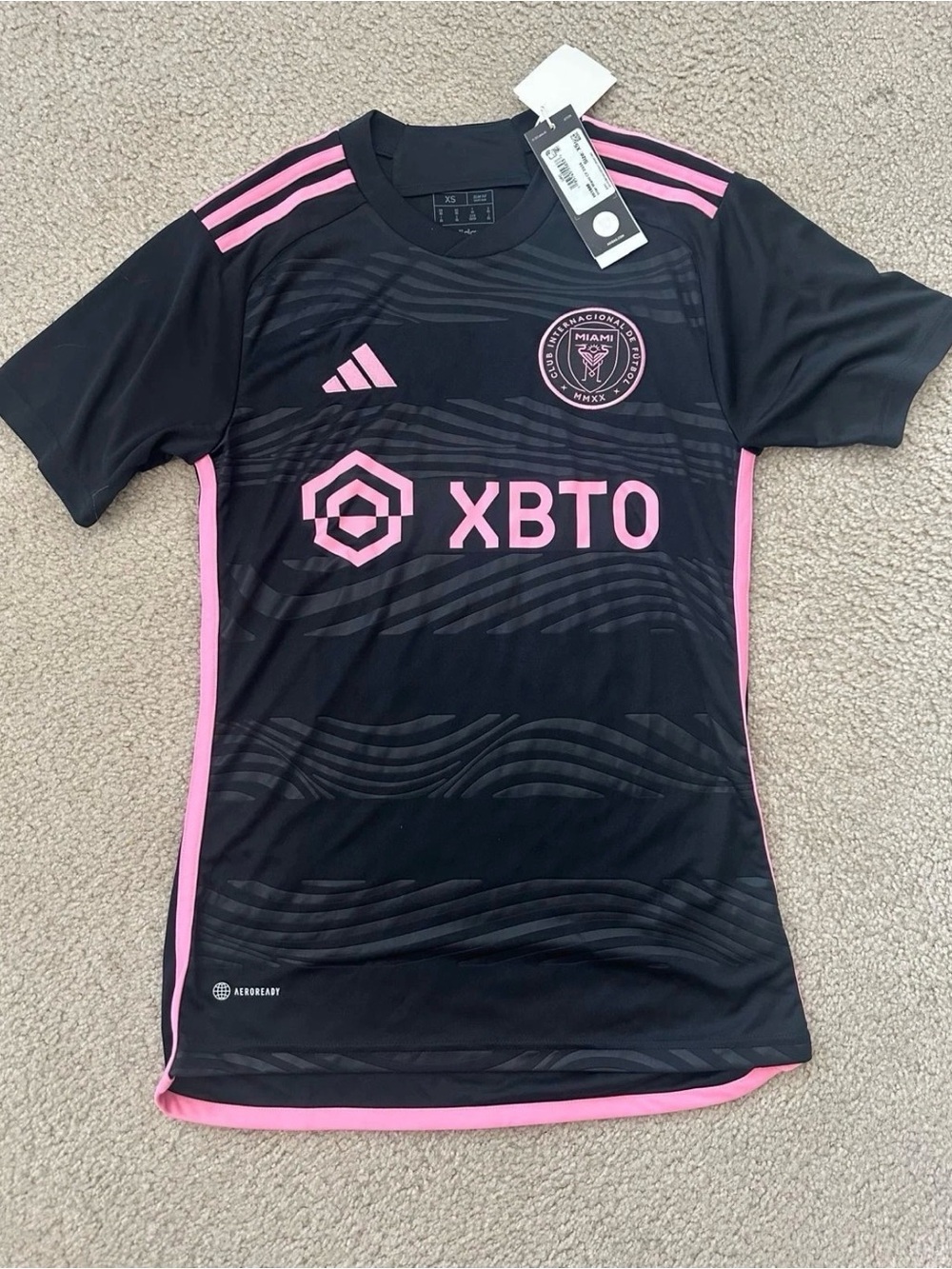Adidas Lionel Messi #10 Black 2023 Adult Inter Miami Size Xs New - Picture 4 of 9